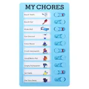 Checklist Board, Plastic Chore Chart to Do List Task Planner My Chore, Blue