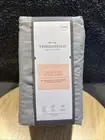 Threshold Ultra Soft Fitted Sheet Queen Light Grey 300 Thread Count 100% Cotton