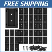 40pcs Nylon Deck Railing Brackets Connectors for 2x4 Wood - Easy Install
