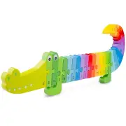 New Classic Toys Wooden Alphabet Puzzle Crocodile