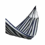 Hammock Navy and White Pin Stripe Cotton Hamptons Coastal Nautical Garden Decor