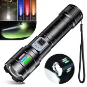 Rechargeable Flashlights High Lumens, Super Bright Flashlight Rechargeable wi...