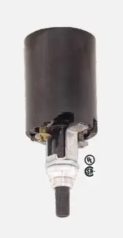 B&P Lamp® Bakelite Socket Fixture W/Bottom Turn Knob