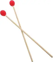 Milisten 1 Pair Wrapped Marimba Mallets with Comfortable Handles for Percussion Instruments Enhance Sound for Beginners and Professionals for Home and Use