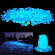 Glow in the Dark Pebbles for Stunning Yard, Walkways, and Fairy Gardens 500pcs