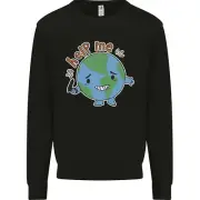 Environment Help Me Climate Change Kids Sweatshirt Jumper
