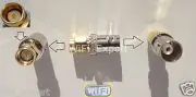 Adapter BNC female jack to SMA male plug RF connector straight Ships from USA