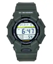 Casio G-SHOCK Illuminator World Time Digital Quartz GD-010-3 200M Mens Watch