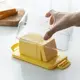日本霜山 起士/奶油切割保鮮盒(附刻度)-陽光黃
