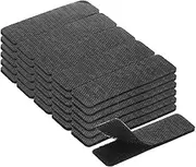 uxcell 30 Sets Hook and Loop Strips with Adhesive, 0.8 x 2.75 Double-Sided Strong Back Adhesive Tape Fasteners Heavy Duty Strip for Home Office Classroom, Black