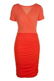 Neo Drape Dress--MET-BS1530