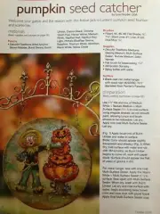 Paintworks Magazine Halloween Excerpt: Pumpkin Seed Catcher by Lynn Snyder