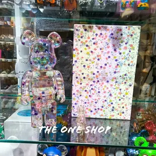 TheOneShop BE@RBRICK Anever 透明 彩色 乾燥花 碎花 珠光 炫彩 庫柏力克熊 熊 400% 100%