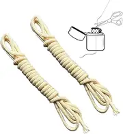 1M Kerosene Lighter Wick, Lighter Wick Replacement, Lighter Kerosene Wick, Kerosene Lighter Consumables Replacement Cotton Core with Metal Needle Suitable for Most Brands of Kerosene Lighter
