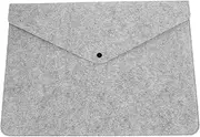SEWACC Felt Document Bag for Office Large Capacity Pouch Folders Pockets Paper Organizer