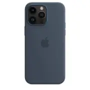 Apple Silicone Case with MagSafe for iPhone 14 Pro Max - Storm Blue