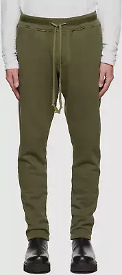 $975 Greg Lauren Men's Green New Sweat Sleepwear USA Lounge Pants Size 3 / US 36