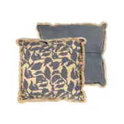 Canvas Club - Willow Cushion with Insert 55x55cm Blue