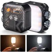K&F CONCEPT Bi Color LED Video Light Panel 2500K to 9900K for DSLR MILC Camera