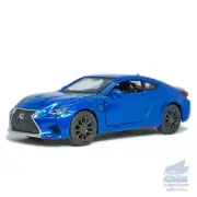 1:36 Scale Lexus RC F Model Car Diecast Toy Vehicle Collection Kids Gift Blue