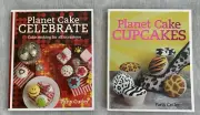 Planet Cake Bundle by Paris Cutler Cupcakes & Celebrate Baking Paperback Books