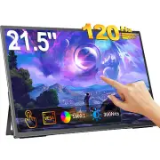 21.5" 120Hz Touchscreen Monitor USB-C HDMI Gaming Display for PS/Xbox/Laptop