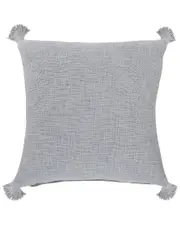 LR Home Ingrid Unique Neutral Light Solid Throw Pillow