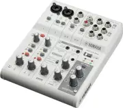 YAMAHA AG06MK2 W 6ch Mixer USB Audio Interface White New