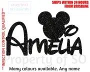 Personalised Custom MICKEY MOUSE DISNEY Birthday Cake Topper