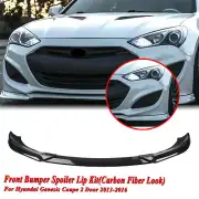 Carbon Look Front Spoiler Lip Splitter Bodykit For Hyundai Genesis Coupe 13-16