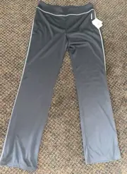 Reebok Girl XL CORE VECTOR YOGA Pants EBONY/WHITECAP Kids Youth NWT