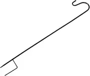 Outdoor Plant Hangers 4 Pack Metal Shepherd Hooks for Garden Baskets Bird Feeders Solar Lanterns Black
