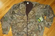 Natural Habitat Mens 2XL L/S 4 Pockets Full Zip Lined Camo Jacket NWT NICE