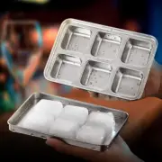 Stainless Steel Ice Cube Mold Baby Tray with Lid Trays for Freezer