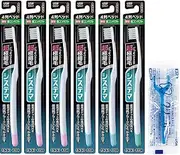 Systema Toothbrush, Ultra Compact 4 Rows, Regular Set, 6 Pieces + ex Toothpaste