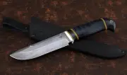 Knife Barracuda steel P18 handle set leather