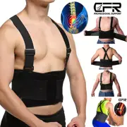 Lumbar Back Support Lower Back Brace Pain Relief Suspender Belt for Men Women