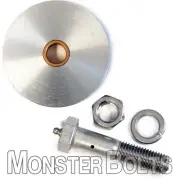 Aluminum Cradle Compounding Kit – 316 Marine Stainless Hardware, Aluminum Sheave