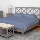 Double Brushed Microfiber Queen Bed Sheets, 2000 T Soft Queen Sheet Set, 4Pcs