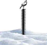 Snow Gauge | Decorative Animal Shape Snow Gauge - Winter Snowfall Snow Depth Measure Ruler, Outdoor Decor Christmas Snow Gauge for Yard, Garden, Lawn
