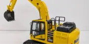 KOMATSU PC200-11 Excavator 1/50 Diecast Model Skeleton Bucket Custom Rare