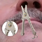 Men's Nose Hair Scissors Nose Hair Trimmer for Mustache Eyebrows Eyelashes