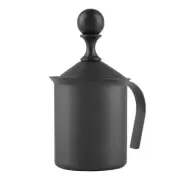 (400ml)Stainless Steel Manual Double Mesh Milk Frother Foam Maker Coffee AOS