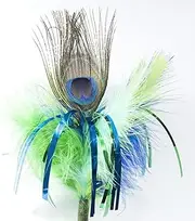 Go Cat Peacock Sparkler Teaser Wand 18 inch