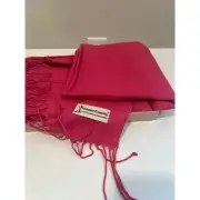 NEW Pink Pashmina Company by Mimoza Handmade Scarf Wrap Shawl JL