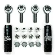 BLACK Polaris RZR XP1000 Turbo XP4 1000 Billet Sway Bar End Links Chromoly Heims