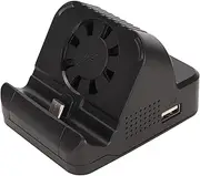 LeoLeoii TV Docking Station for Switch, Portable TV Dock Station, HD Multimedia Interface, USB 3.0 Cooling Fan Portable TV Adapter Charger for Switch, Replacement for Official Switch Base
