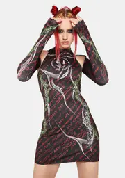 [Namilia] X-Static Dress With Detachable Gloves
