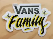 Vans Family Warped Tour Sticker Decal