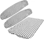 Elastic Fitted Waterproof Table Cover 30x72in Picnic Bench Covers Set for Hiking Camping